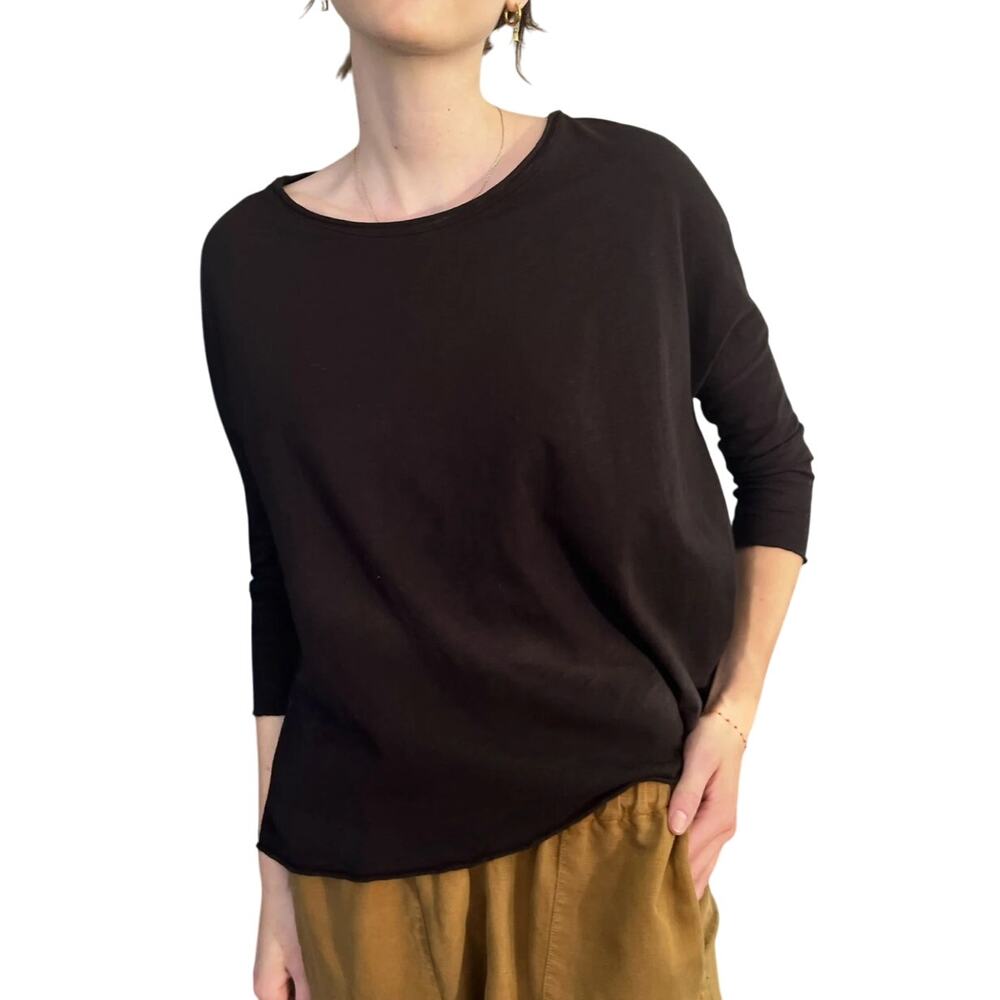 Pharaoh Collection Tommy Boxy Tee in Supima Slub Size 1/Small NWT